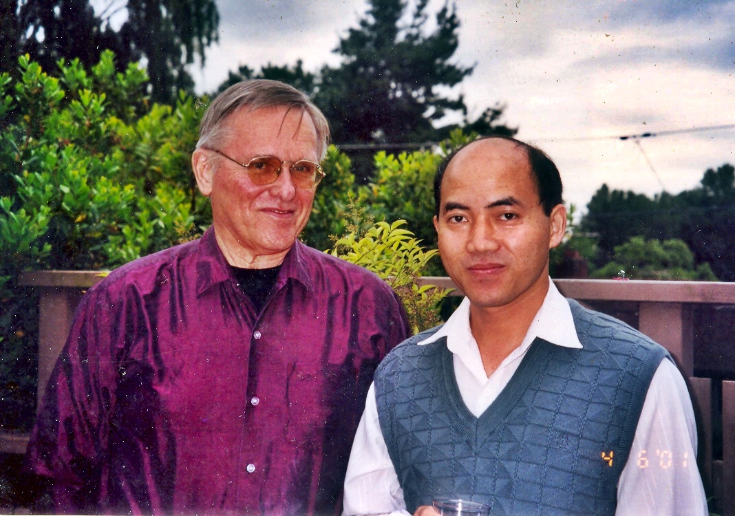 Professor Charles F. Keyes and I, in Seattle (photographed in 2001).