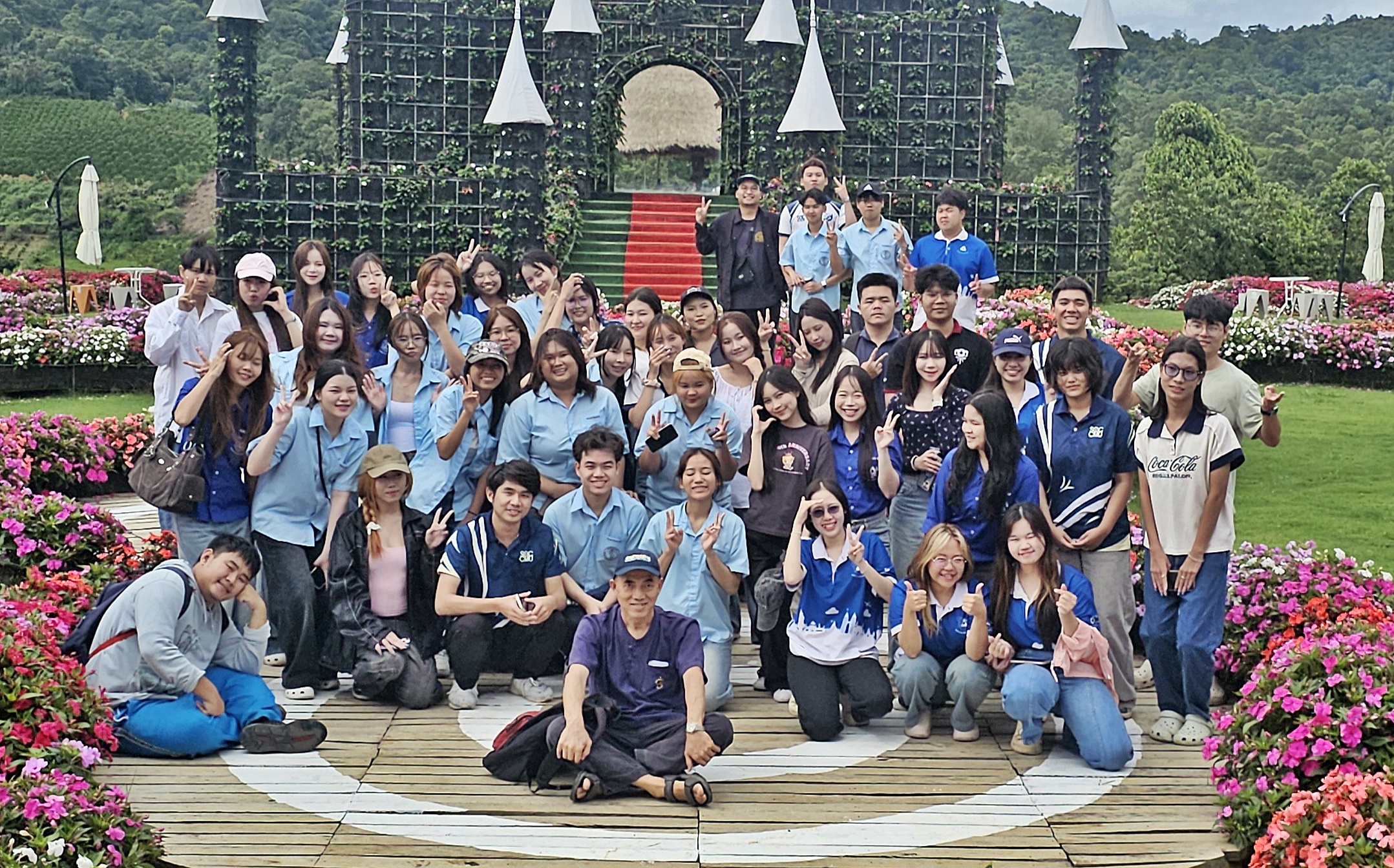 Field trip with ASEAN programme students from the course Dynamics of Highland Ethnic Communities, at Mon Cham (first semester, academic year 2026).